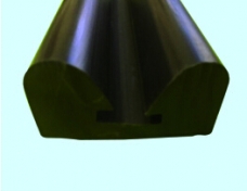 AMS—黑色凹槽橡塑密封條